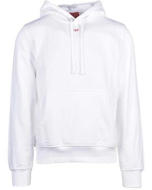 DIESEL Hooded Sweatshirt - Wit