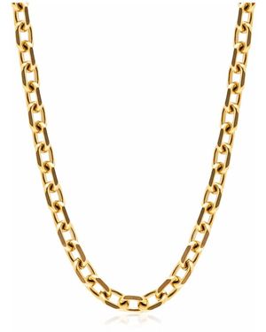 Nialaya Round Cable Chain Necklace - Metallic