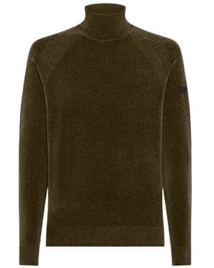 Rrd Chenille Rollkragenpullover Grün