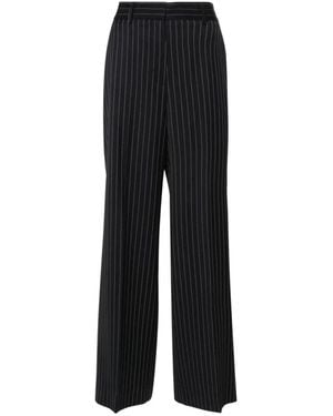 MSGM Wide Trousers - Black