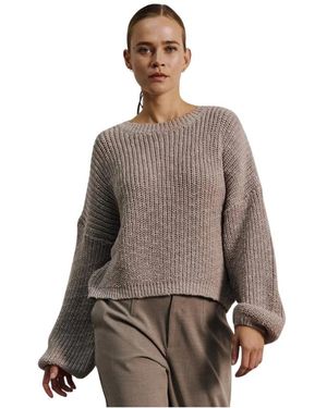 WITHBLACK Wblselena Ls Pullover - Bruin