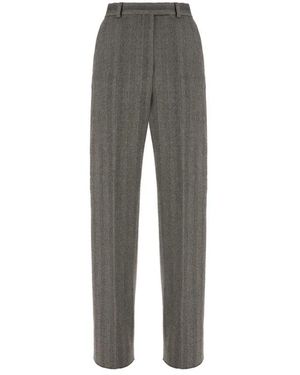 Ferragamo Wide Trousers - Grey