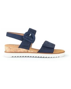 Gabor Platte Sandalen - Blauw