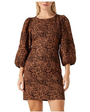Aaiko Nicolette Pes 547 Mini Jurk - Bruin