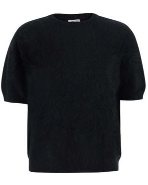 Soft Goat Cashmere Knitwear - Negro