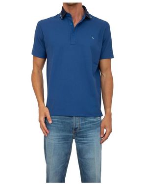 Paul & Shark Blaues Polyester Polo Shirt