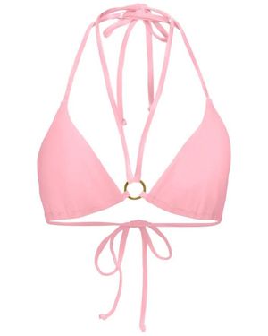 ONLY Valencia string-tie bikini top donna - Rosa