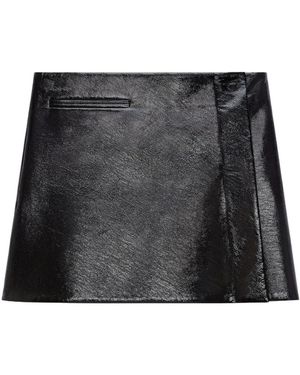 Courreges Short Skirts - Black