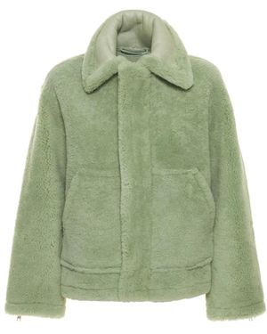 Jacquemus Faux Fur &Amp; Shearling Jackets - Grün