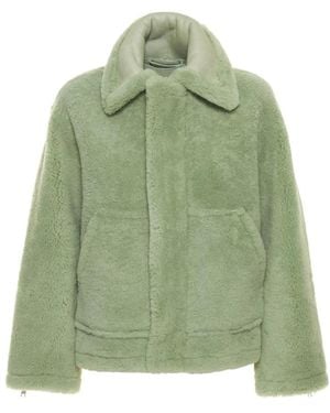 Jacquemus Faux Fur & Shearling Jackets - Green