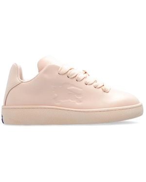 Burberry Box Leather Trainer - Pink