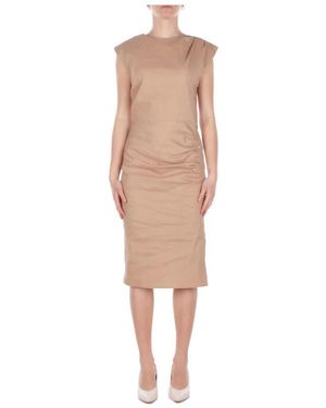 Pinko Midi Dresses - Natural