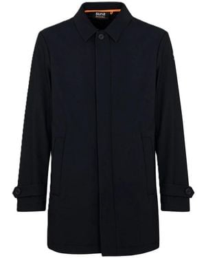 Suns Single-Breasted Coats - Blue