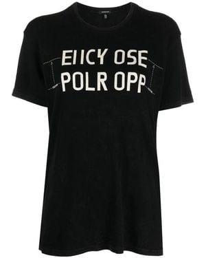 R13 T-Shirts - Black