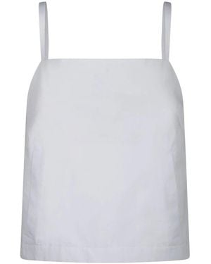 Sportmax Sleeveless Tops - White