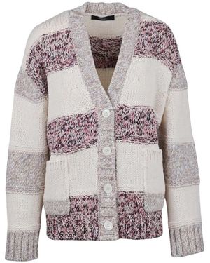 Weekend by Maxmara Truien & Vesten ,Katoen Cardigan Tritone - Grijs