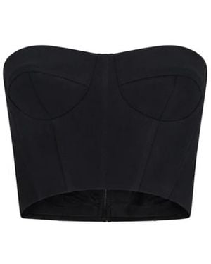 David Koma Sleeveless Tops - Black