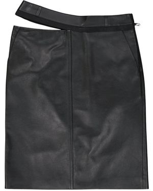 Fendi Leather Skirts - Black