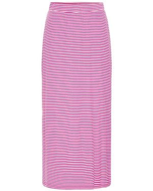 Ichi Midi Skirts - Rose