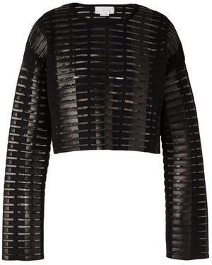 Genny Round-Neck Knitwear - Noir