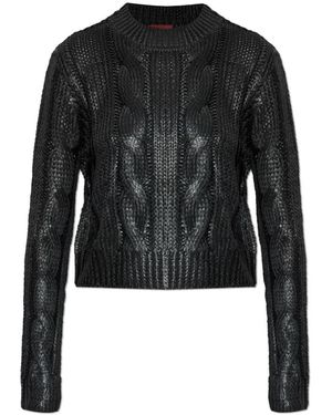 DIESEL Round-Neck Knitwear - Zwart