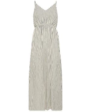 Ichi Kleedjes ,Grijs ,Total Eclipse Stripe - Wit