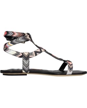 Missoni Sandalen Mehrfarbig - Mettallic