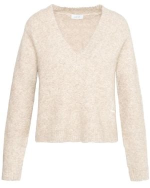 Hèst V-Neck Knitwear - White