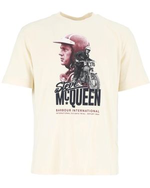 Barbour Rainey Grafische T-Shirt - Wit