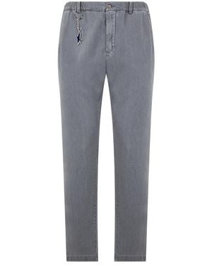 Paul & Shark Slim-Fit Trousers - Grey