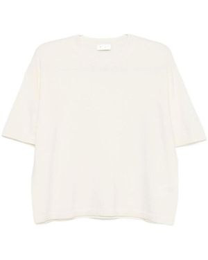 Soft Goat Cashmere Knitwear - White