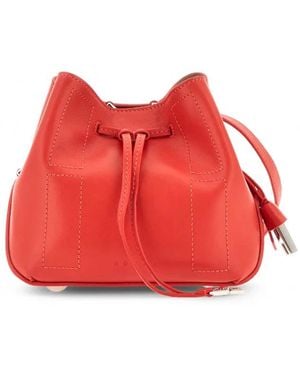 Hogan Bucket Bags - Red