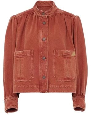 Chloé Denim Jackets - Red