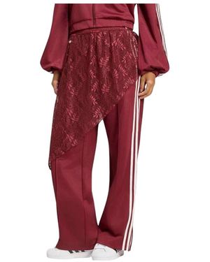 adidas 2In1 Firebird Loose Track Broeken Met Kantrok - Rood