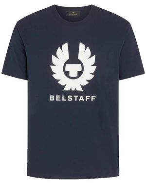 Belstaff Tops ,Blauw ,Katoen Phoenix T-Shirt