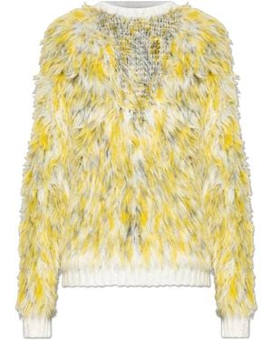 DIESEL Round-Neck Knitwear - Amarillo