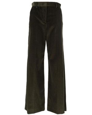 Weekend by Maxmara Broeken ,Groen ,Katoen Tania Wide Broeken - Zwart