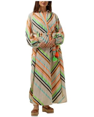 Devotion Twins Elegantes Maxikleid - Grün