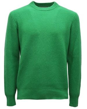 Ballantyne Round-Neck Knitwear - Vert