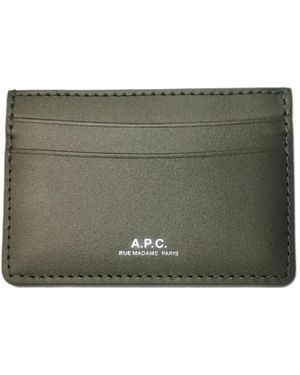 A.P.C. Wallets & Cardholders - Green