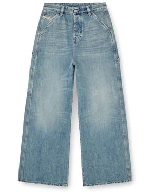DIESEL Wide Jeans - Bleu