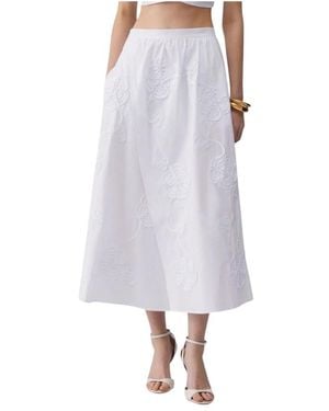 Liu Jo Midi Skirts - Morado