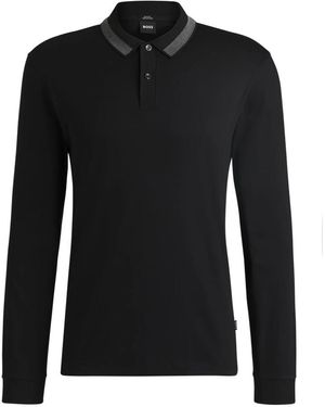 HUGO Long Sleeve Tops - Negro