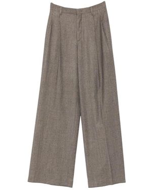 Tagliatore Wide Trousers - Grey