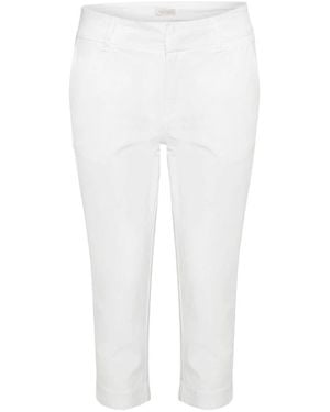 Part Two Cropped Trousers - White