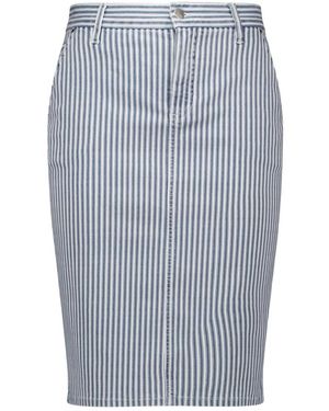 Gerry Weber Gestreifter Denim-Bleistiftrock - Blau