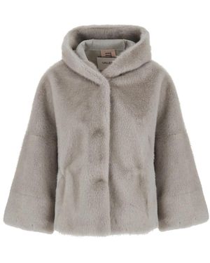 VALENTINI 1972 Faux Fur & Shearling Jackets - Gris