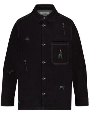 flâneur Denim Shirts - Nero
