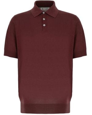 Brunello Cucinelli Polo Shirts - Red
