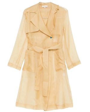 Antonelli Belted Coats - Neutro